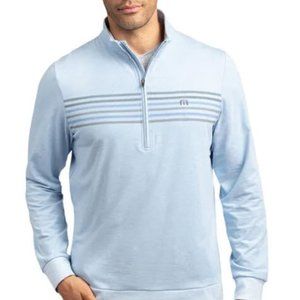 Travis Mathew 2 Drink Minimum Sz Large 1/4 Zip Pullover